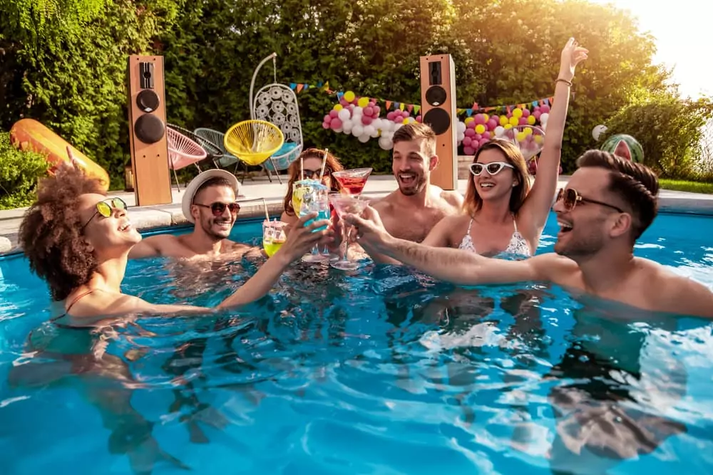 How do I plan a small pool party