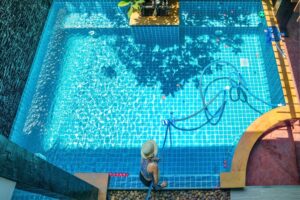 How to clean a pool after a storm?