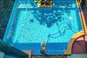 How to clean a pool after a storm?